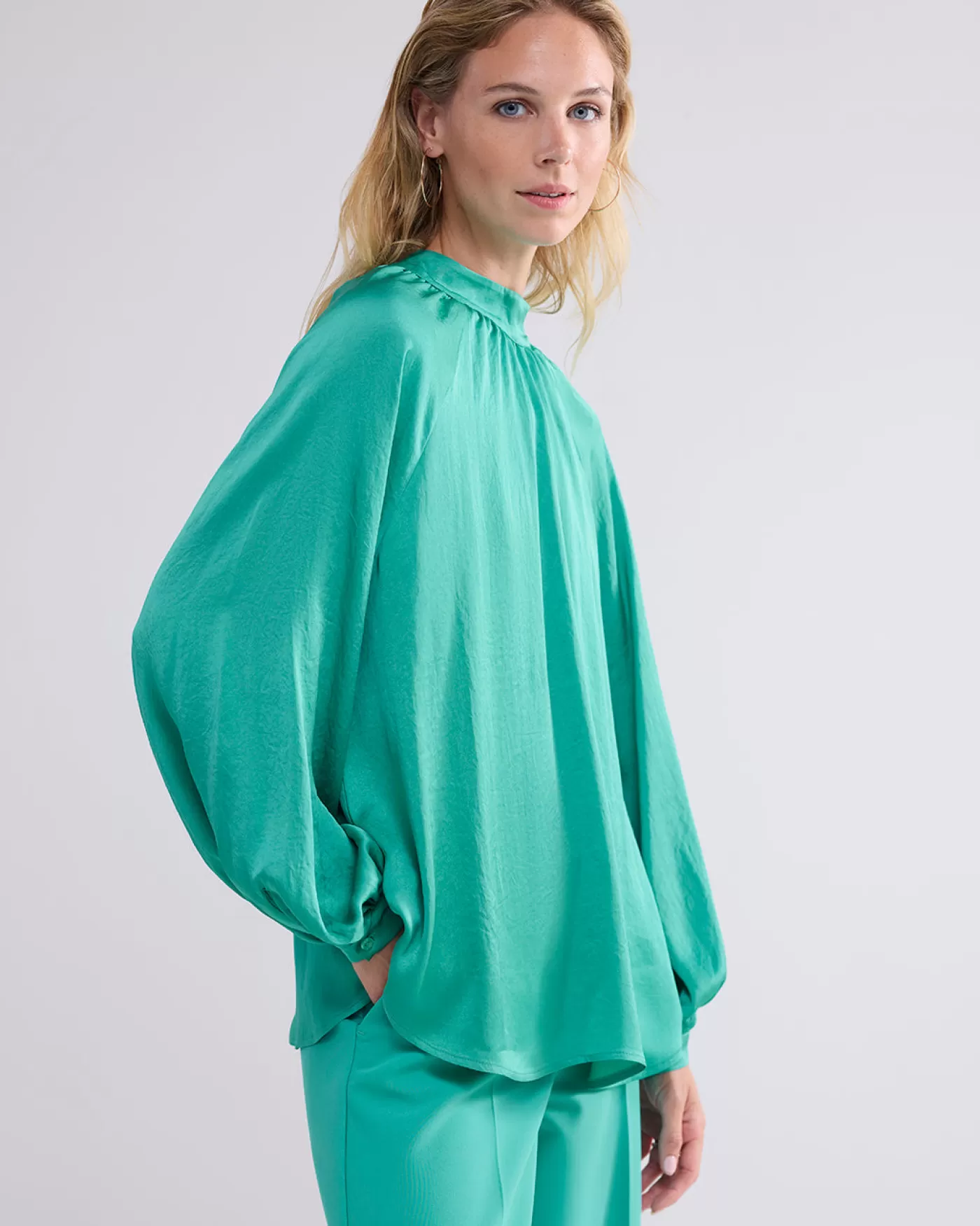 Summum Blouses<2-in-1 top met hoge hals
