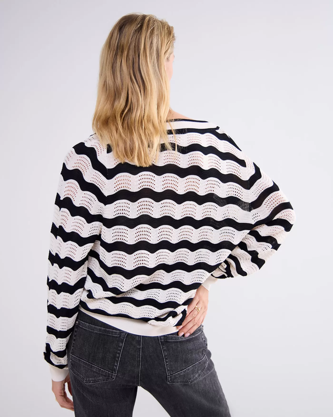 ajour_trui_met_vhals_117506.webp Summum Truien & Vesten<Ajour trui met V-hals