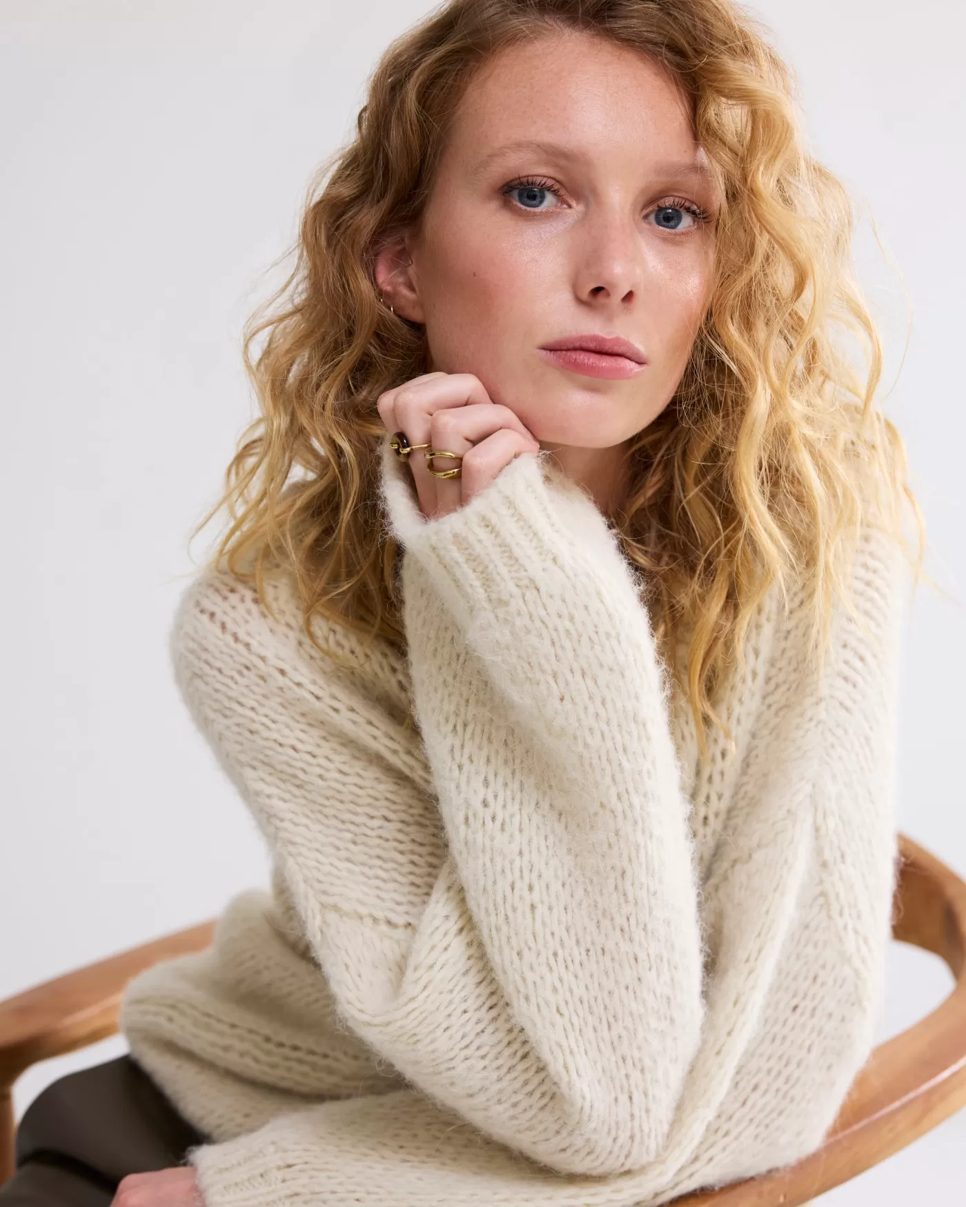 Summum Truien & Vesten<Boxy trui met grove steek