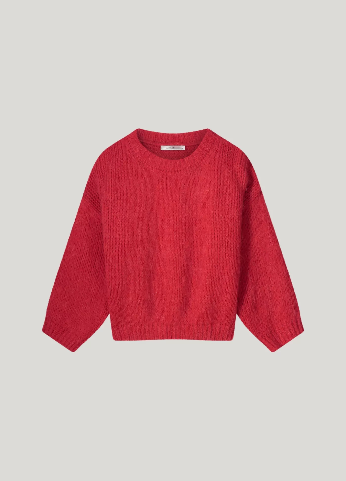 boxy_trui_met_grove_steek_117368.webp Summum Truien & Vesten<Boxy trui met grove steek