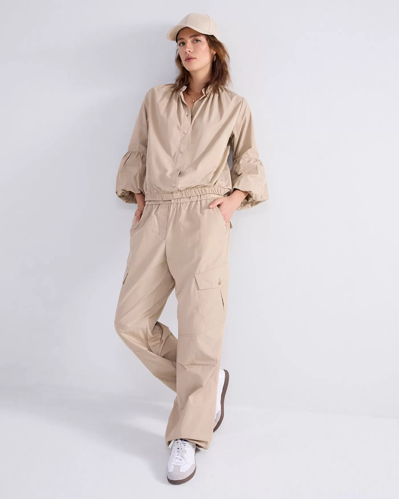 Summum Broeken & Jumpsuits<Cargo broek met elastiek
