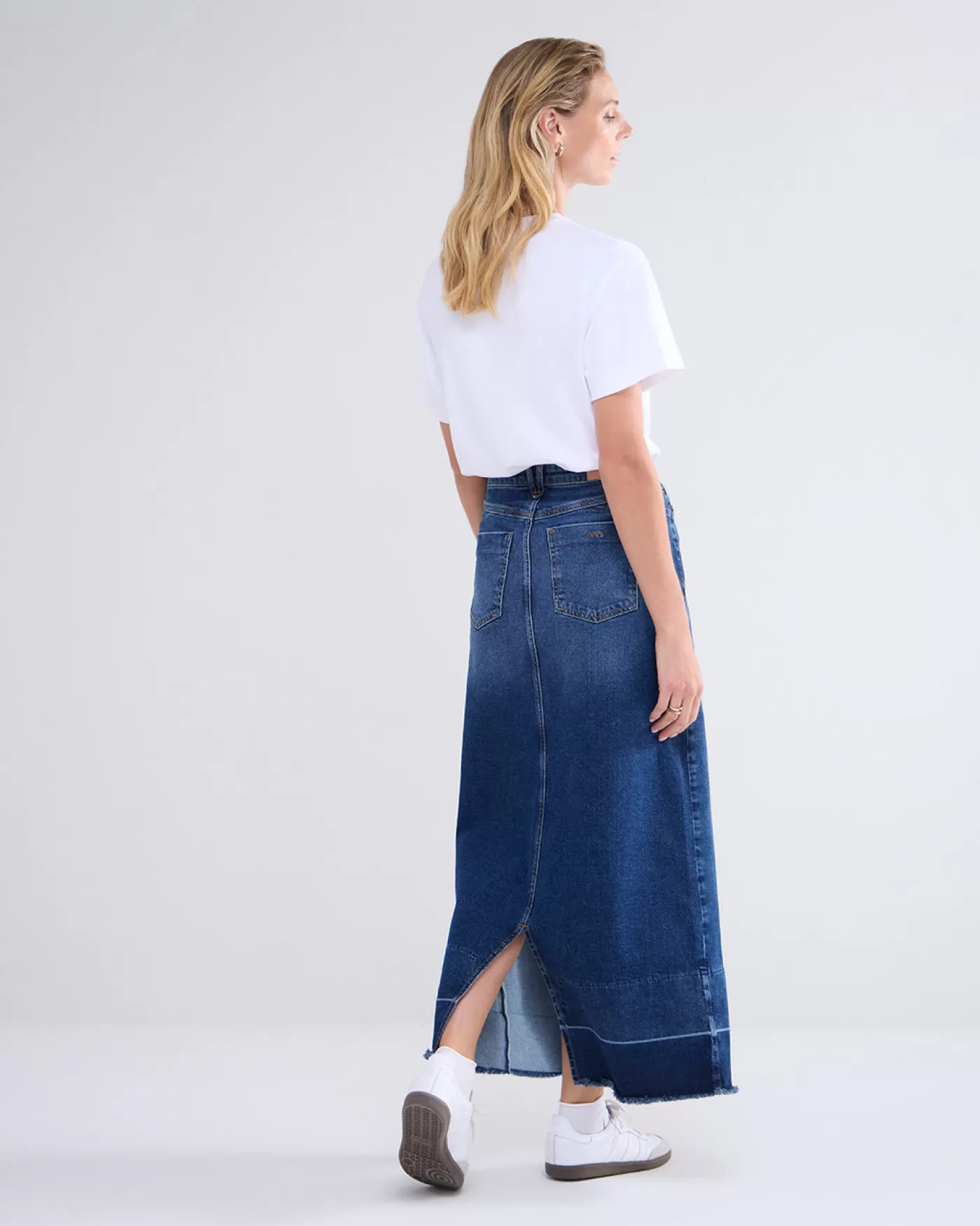 denim_rok_hoge_split_115263.webp Summum Rokken<Denim rok hoge split