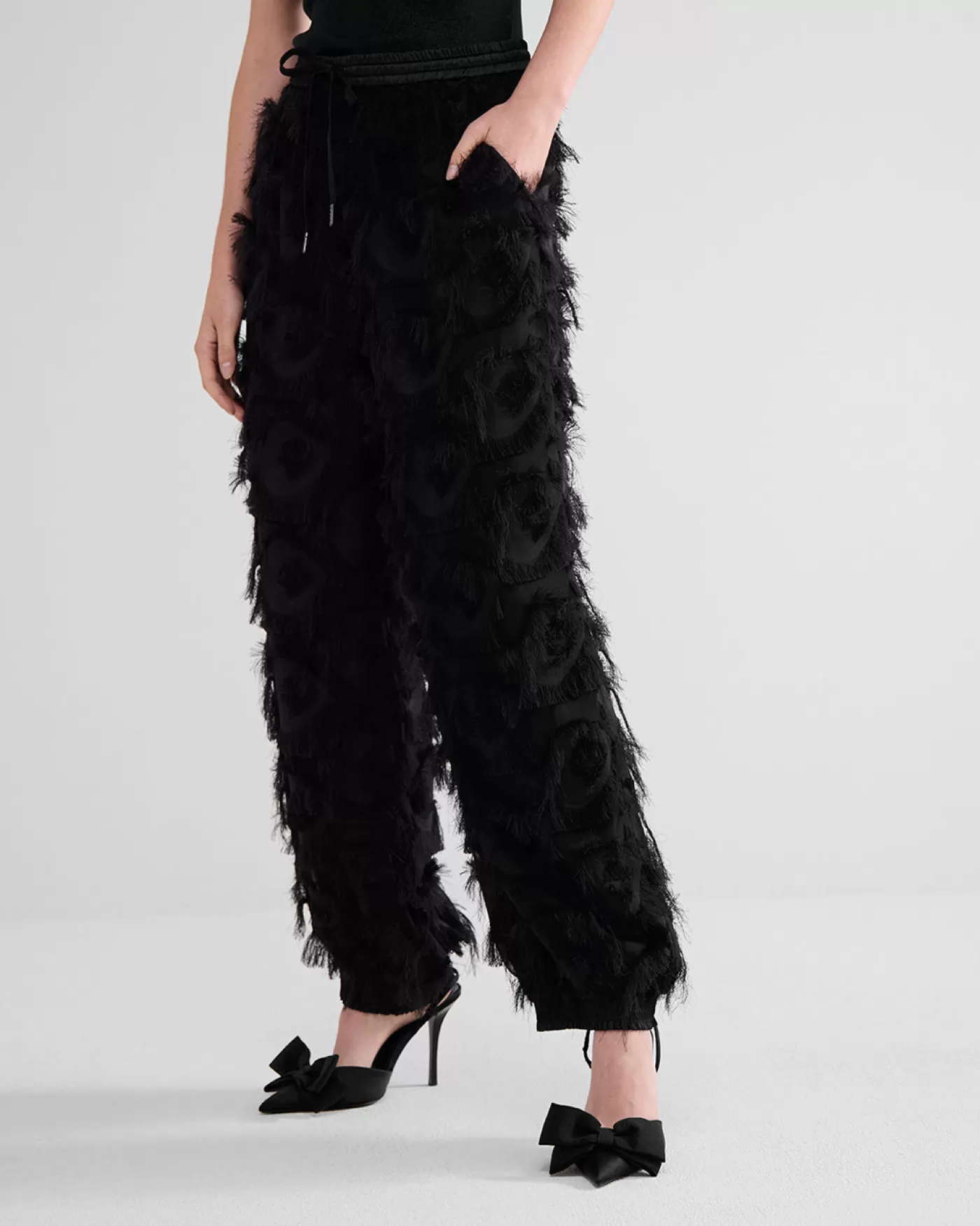 Summum Broeken & Jumpsuits<Fluffy broek met franjes
