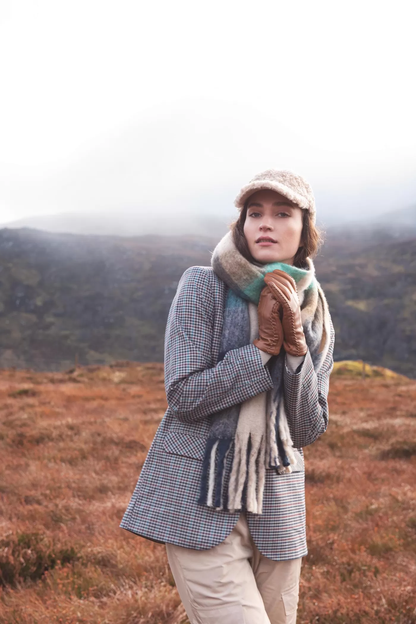 geweven_sjaal_ruitjes_114145.webp Summum Accessoires<Geweven sjaal ruitjes