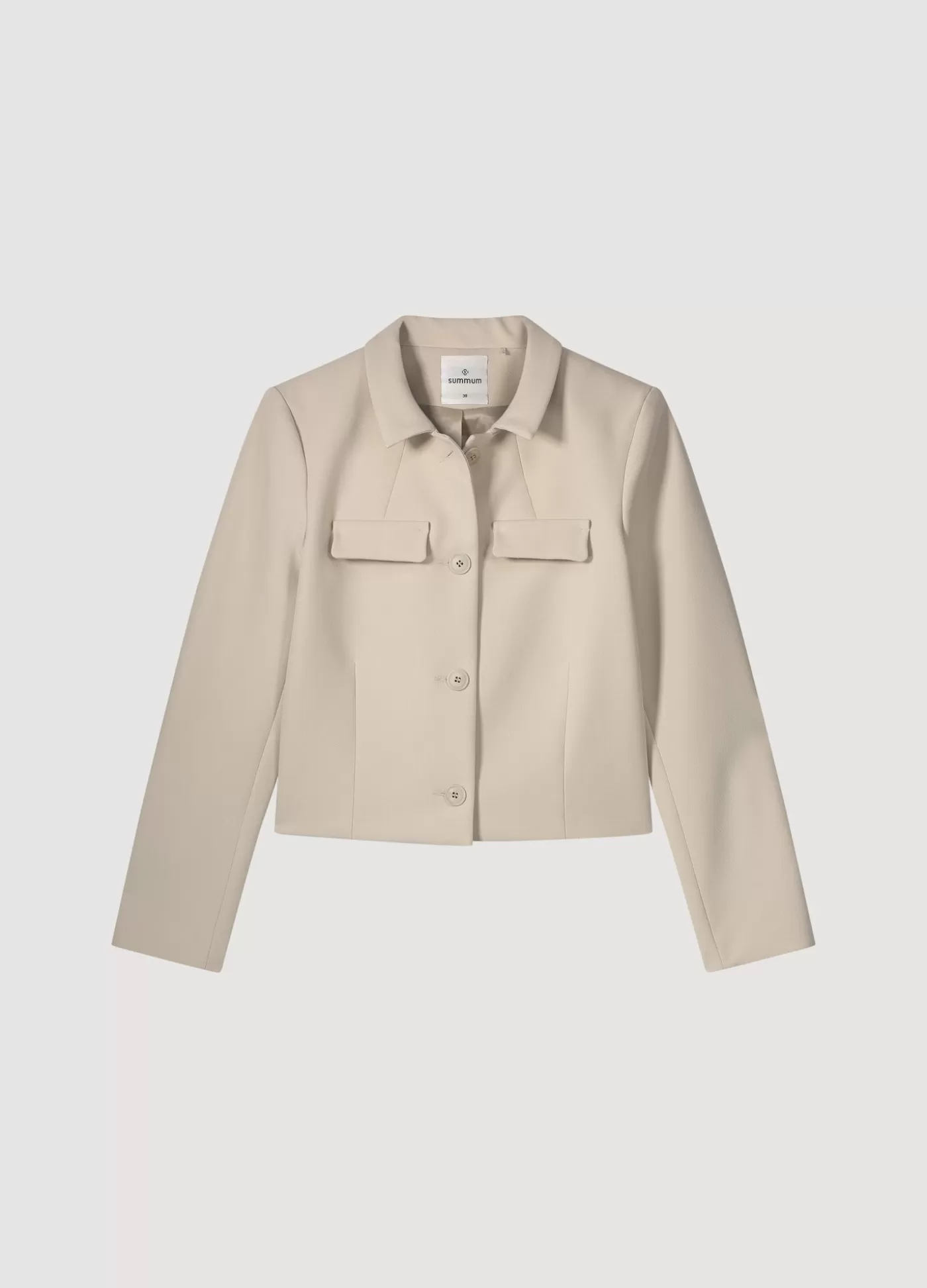 kort_jasje_blousekraag_115578.webp Summum Blazers & Jasjes<Kort jasje blousekraag