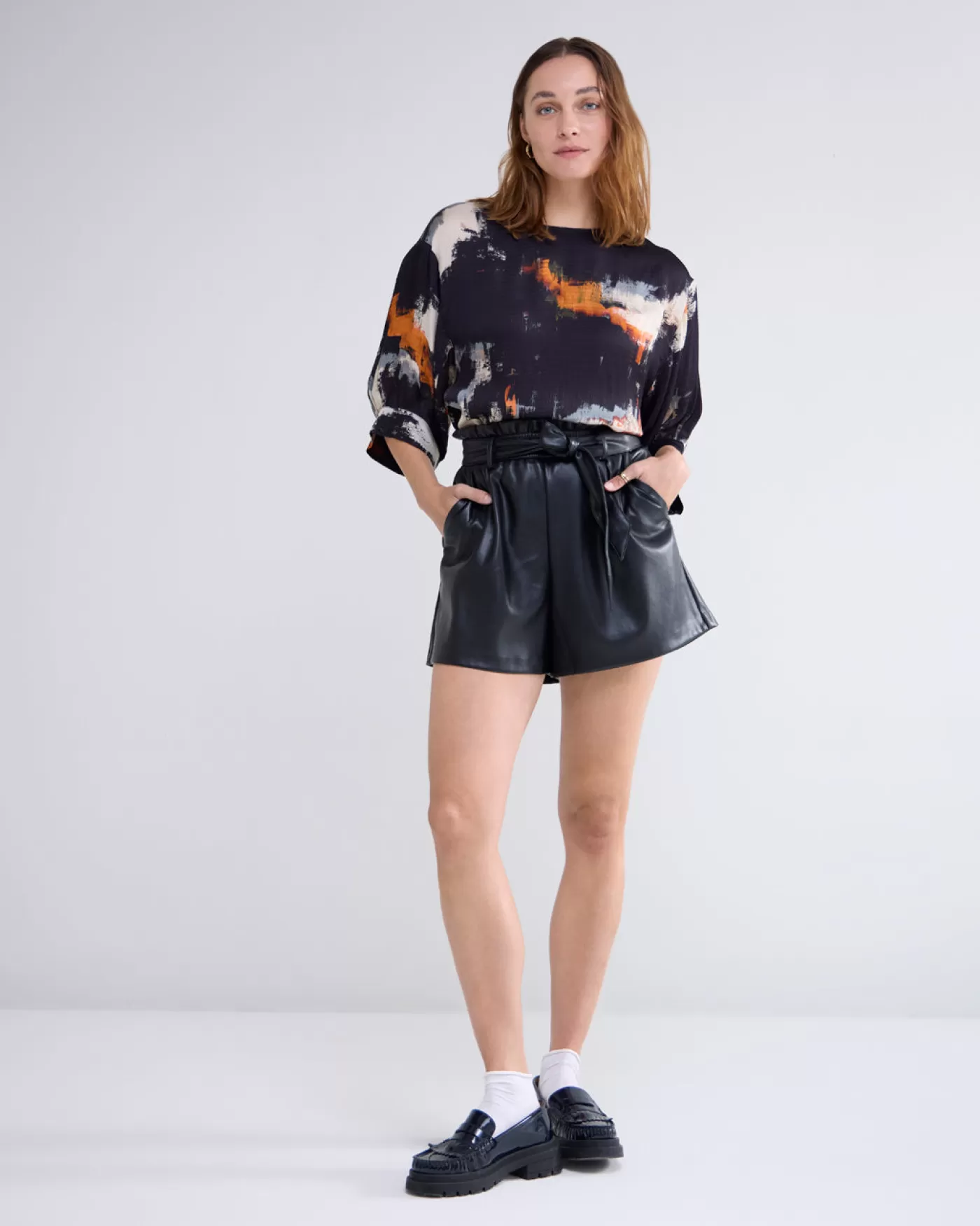 Summum Broeken & Jumpsuits<Leerlook short