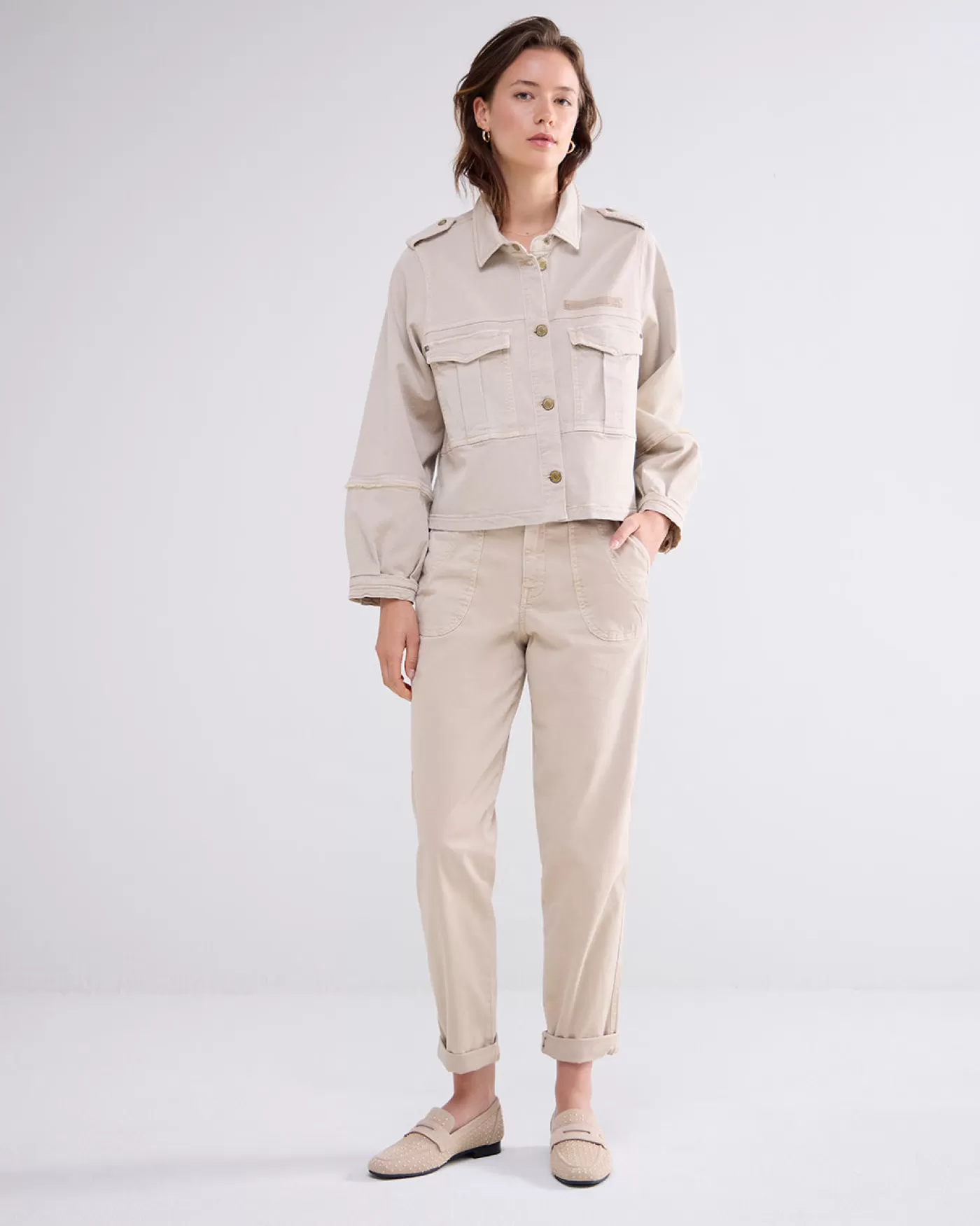 Summum Schoenen<Leren loafers gouden studs