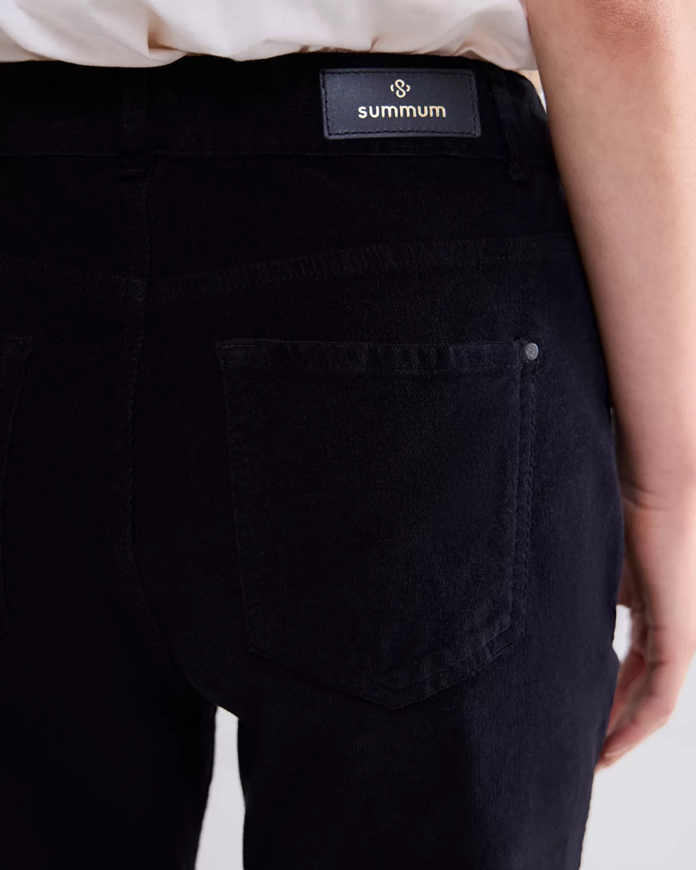 lichte_flared_broek_116377.webp Summum Broeken & Jumpsuits<Lichte flared broek