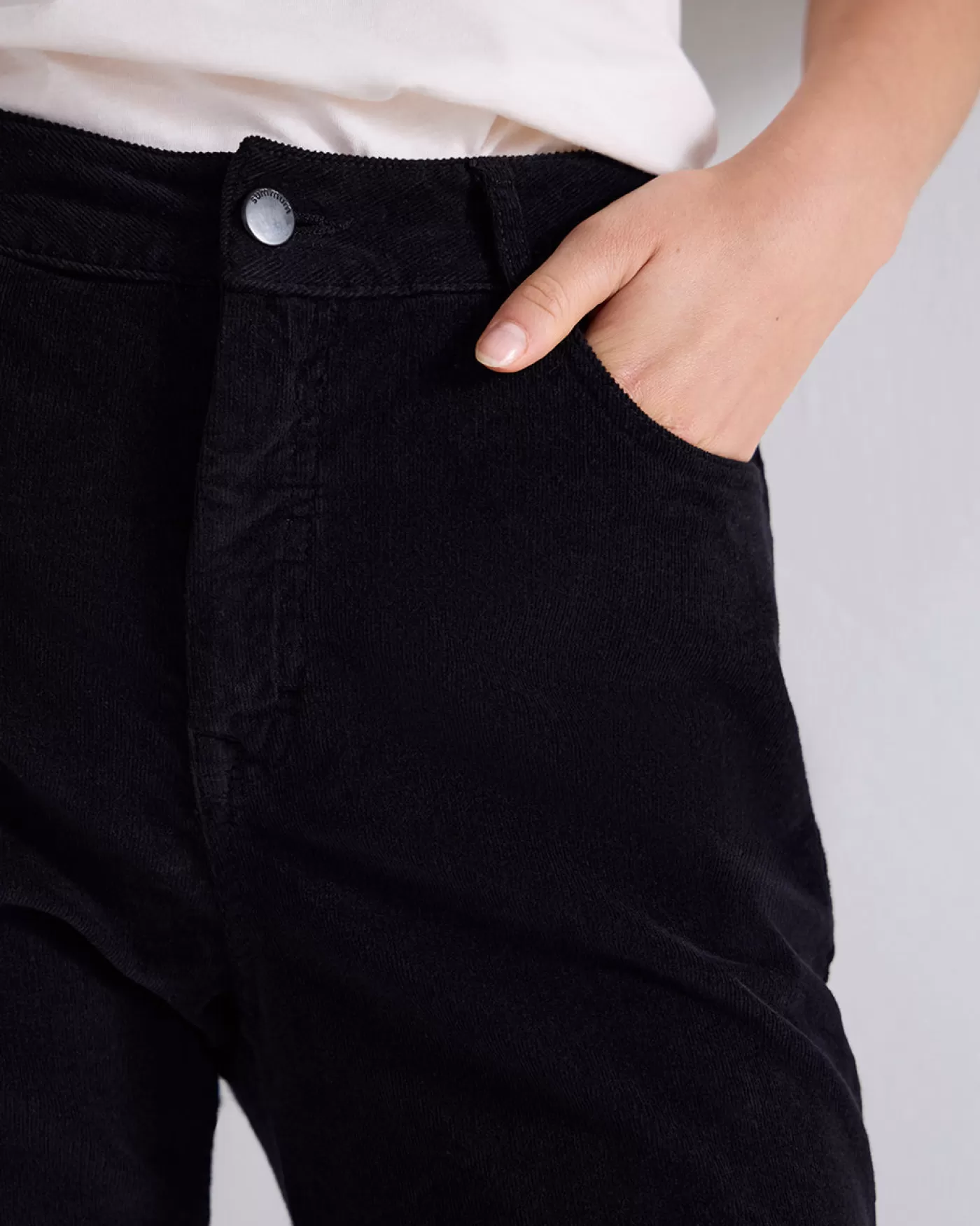 lichte_flared_broek_116379.webp Summum Broeken & Jumpsuits<Lichte flared broek