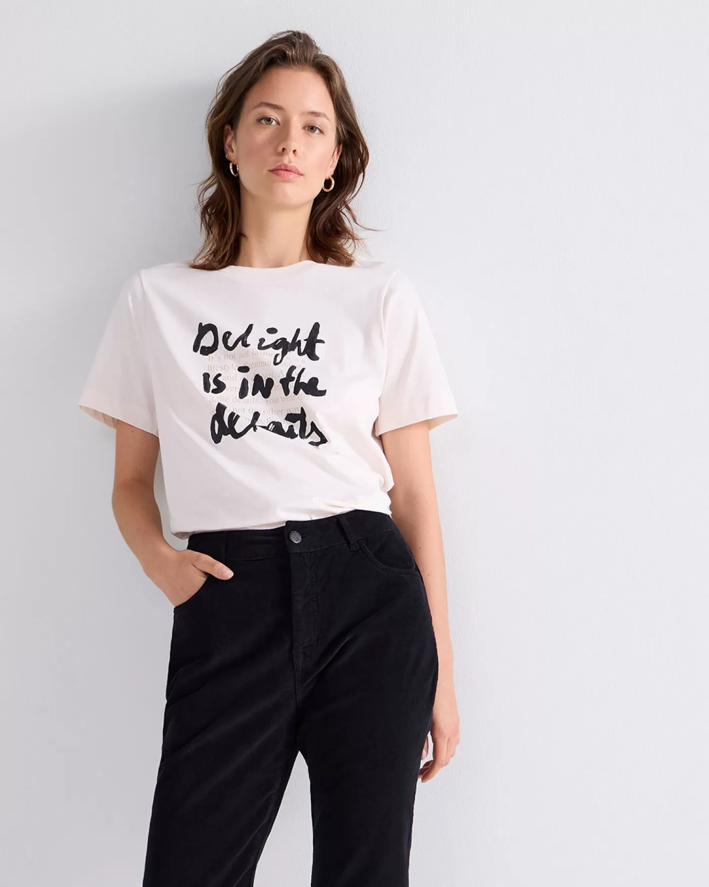 lichte_flared_broek_116385.webp Summum Broeken & Jumpsuits<Lichte flared broek