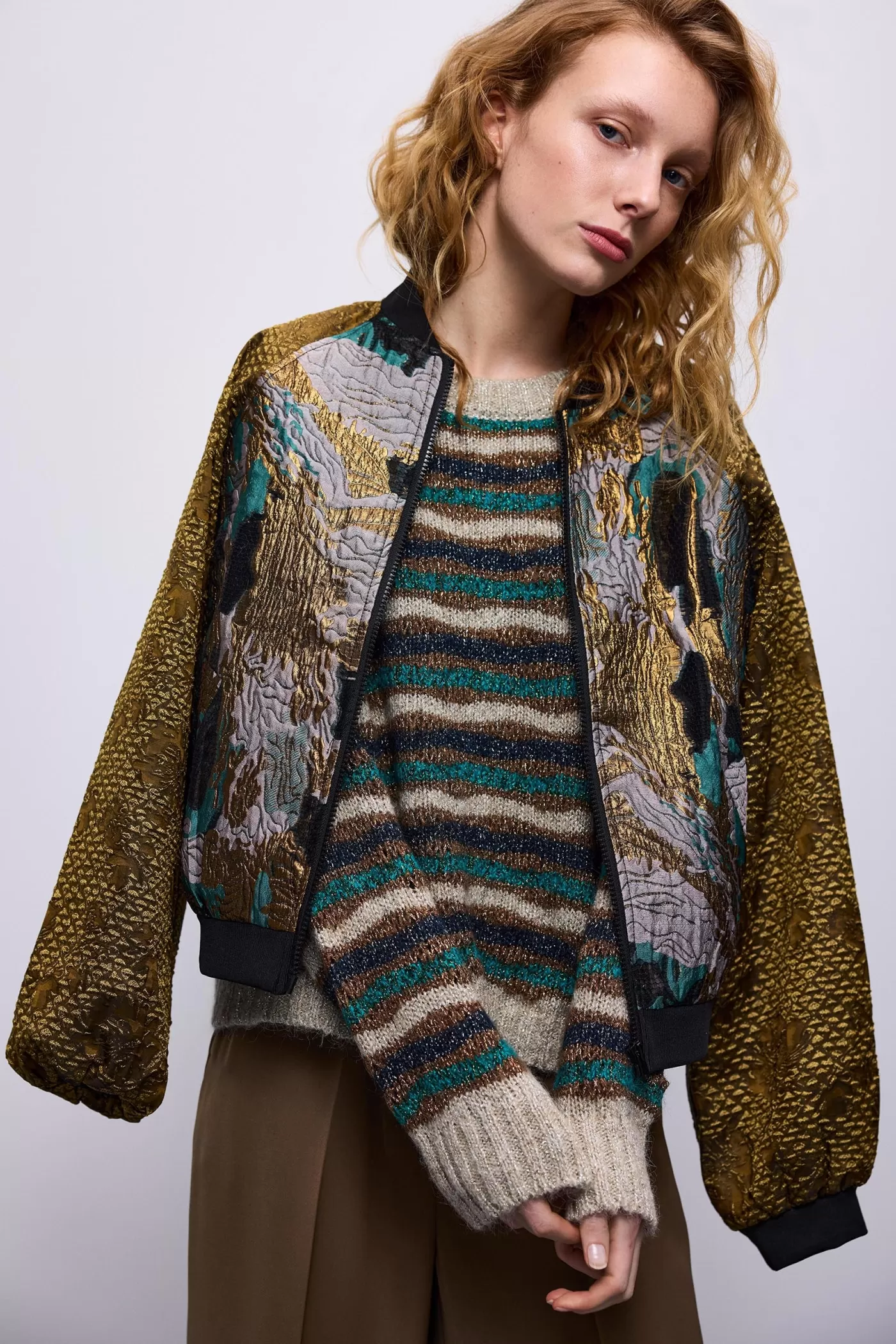 Summum Truien & Vesten<Multi colour alpaca lurex sweater