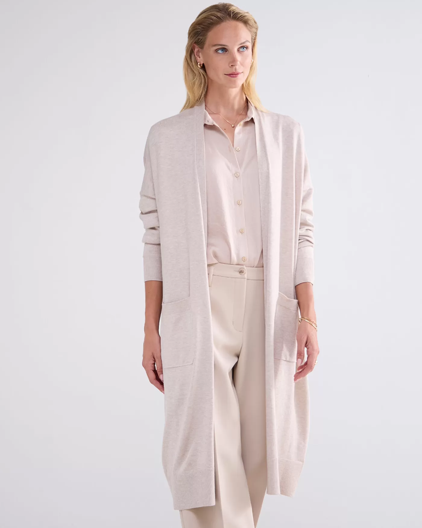 Summum Truien & Vesten<Oversized lang vest