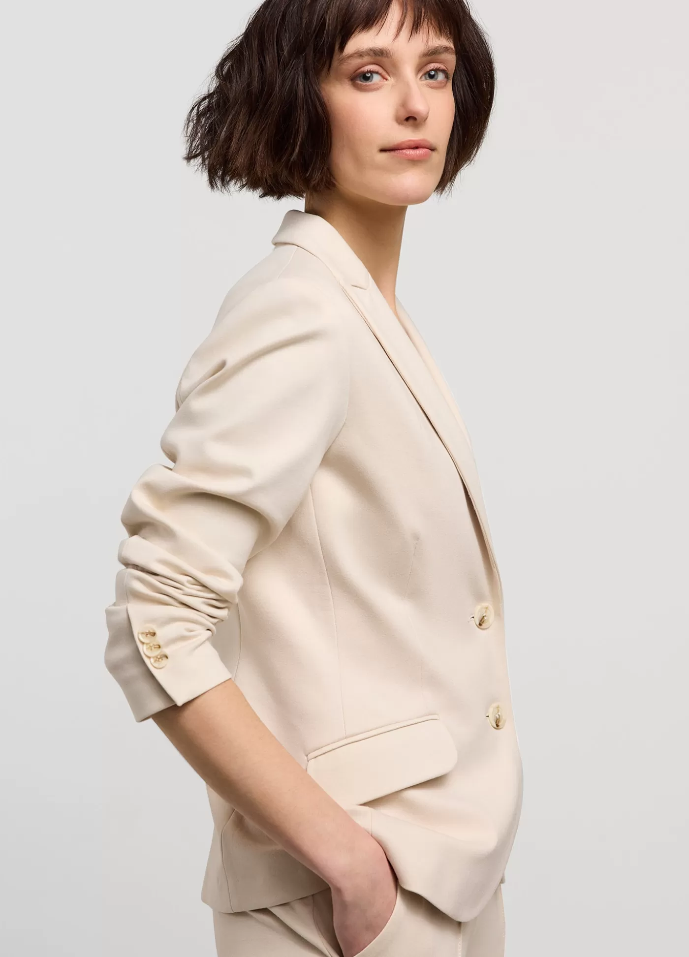 punto_milano_blazer_114404.webp Summum Basics | Tops & T-Shirts<Punto milano blazer