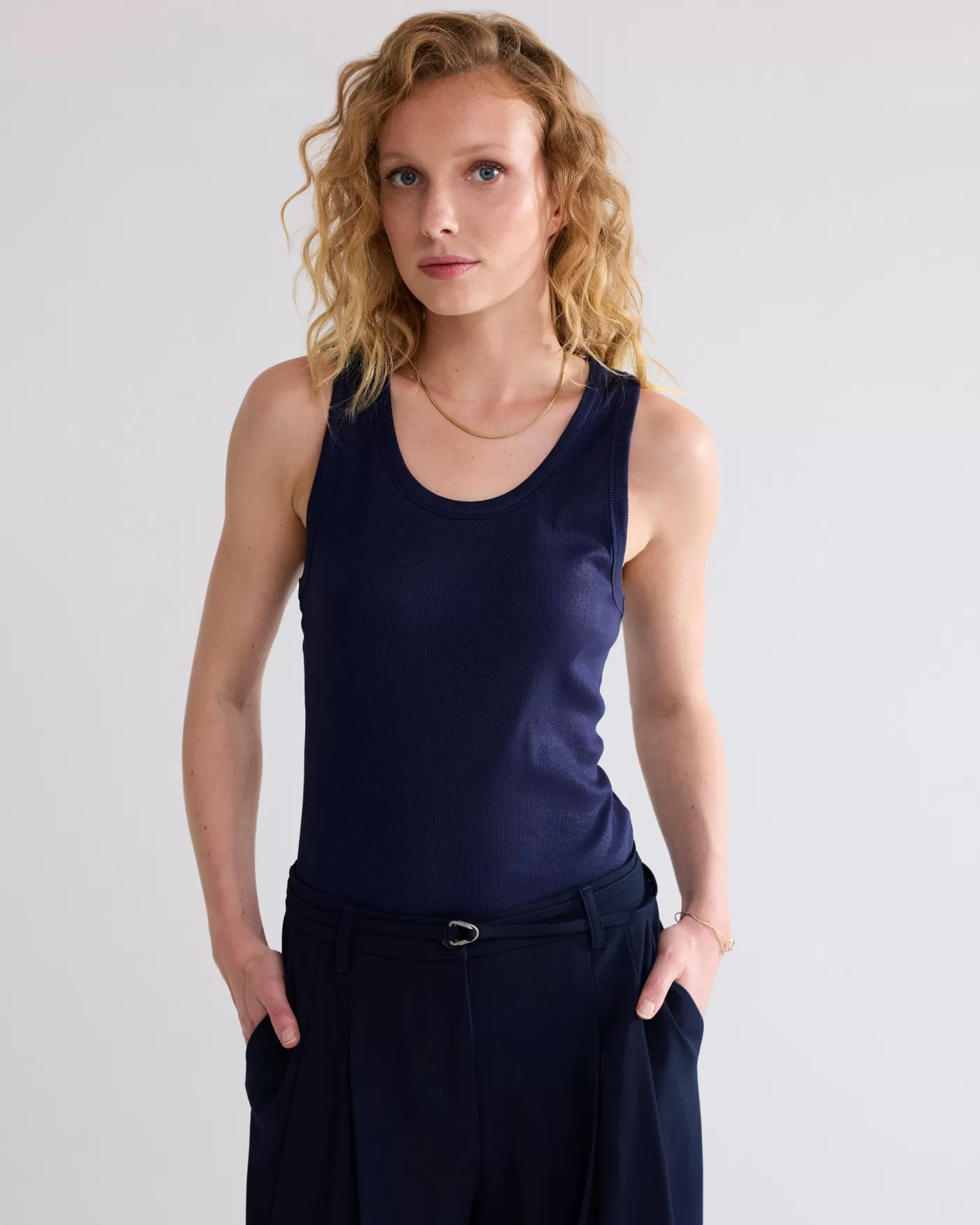 Summum Tops & T-Shirts<Rib tanktop