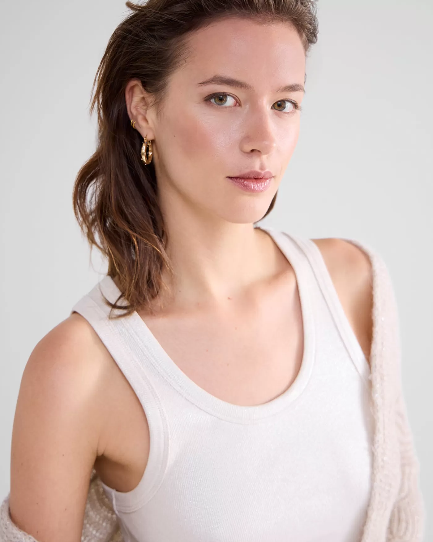 Summum Tops & T-Shirts<Rib tanktop