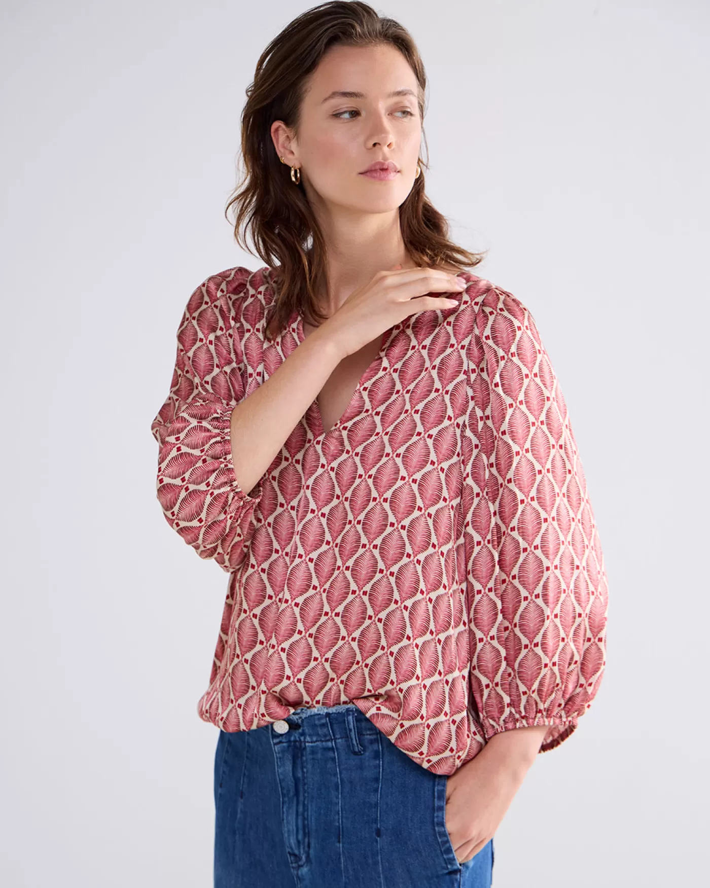 soepele_top_grafisch_118537.webp Summum Tops & T-Shirts<Soepele top grafisch