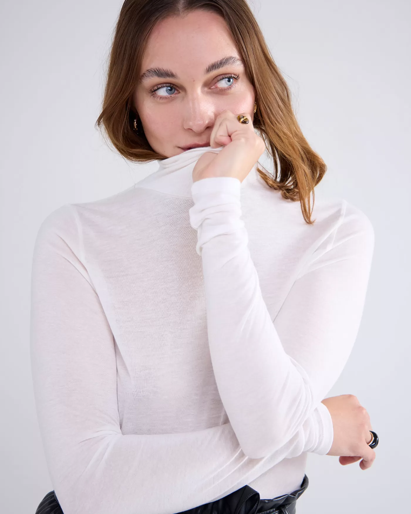 Summum Tops & T-Shirts<Top met col