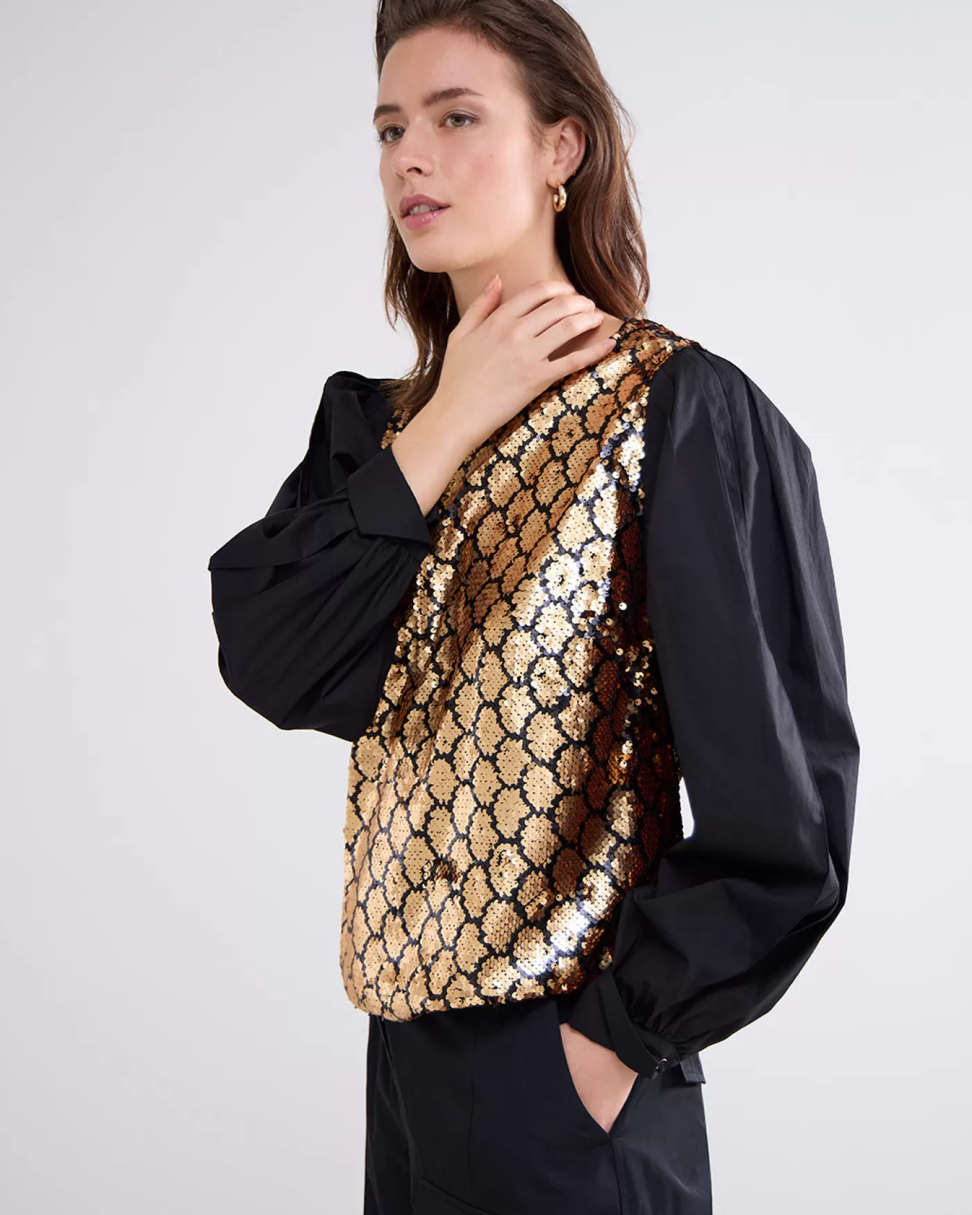 Summum Tops & T-Shirts<Top met pailletten