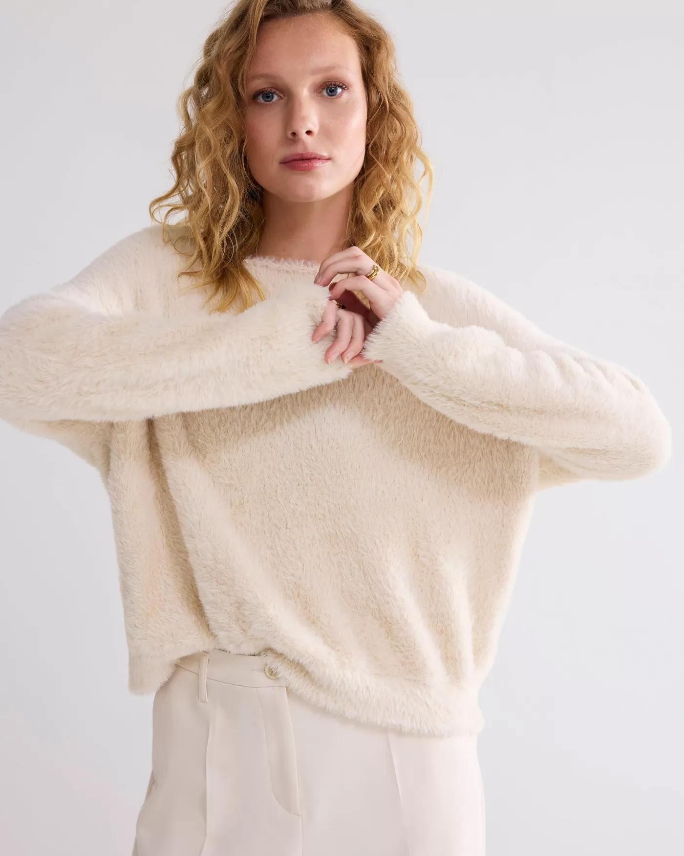 Summum Truien & Vesten<Trui fake fur