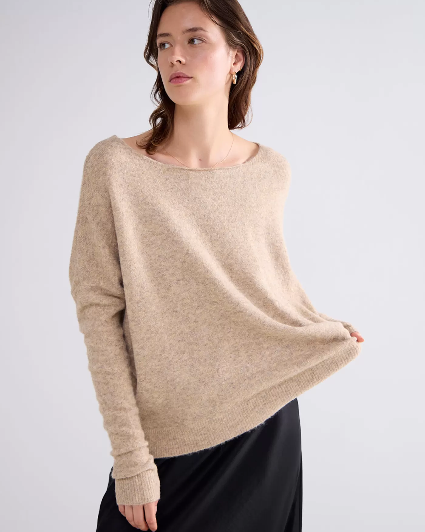 Summum Truien & Vesten<Trui met wijde boothals