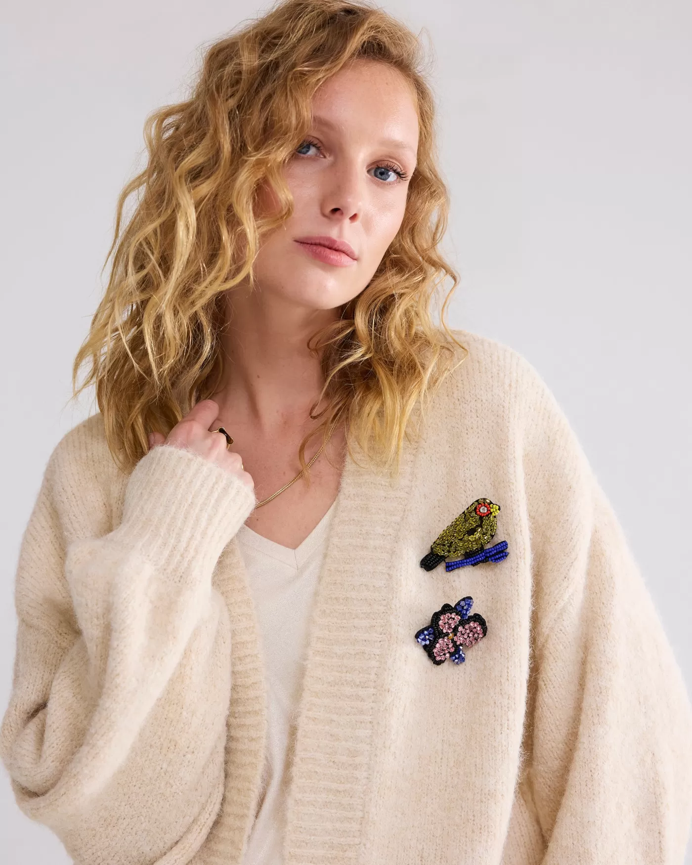 Summum Truien & Vesten<Vest met broches