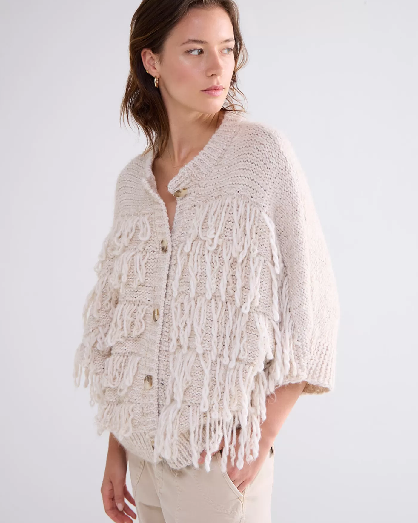 Summum Truien & Vesten<Vest met franjes