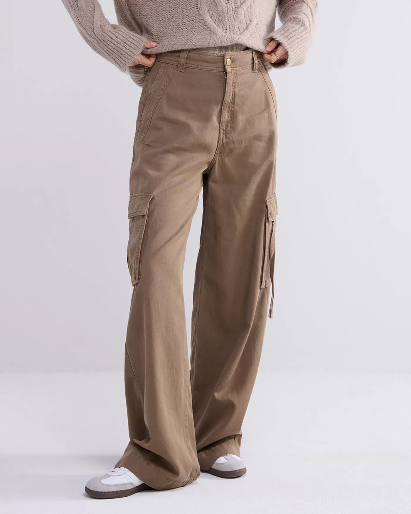 Summum Broeken & Jumpsuits<Wijde cargobroek