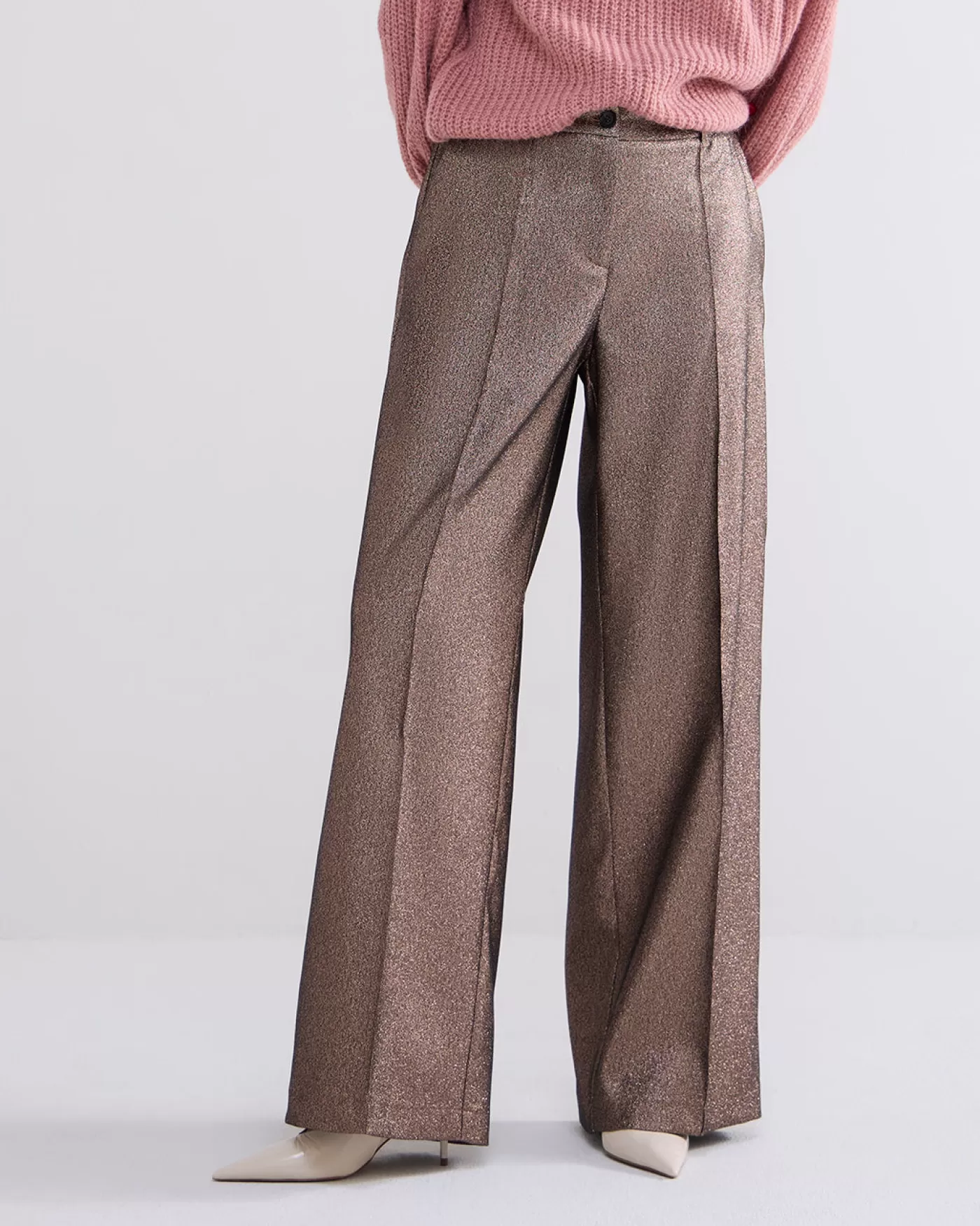 Summum Broeken & Jumpsuits<Wijde glitterbroek