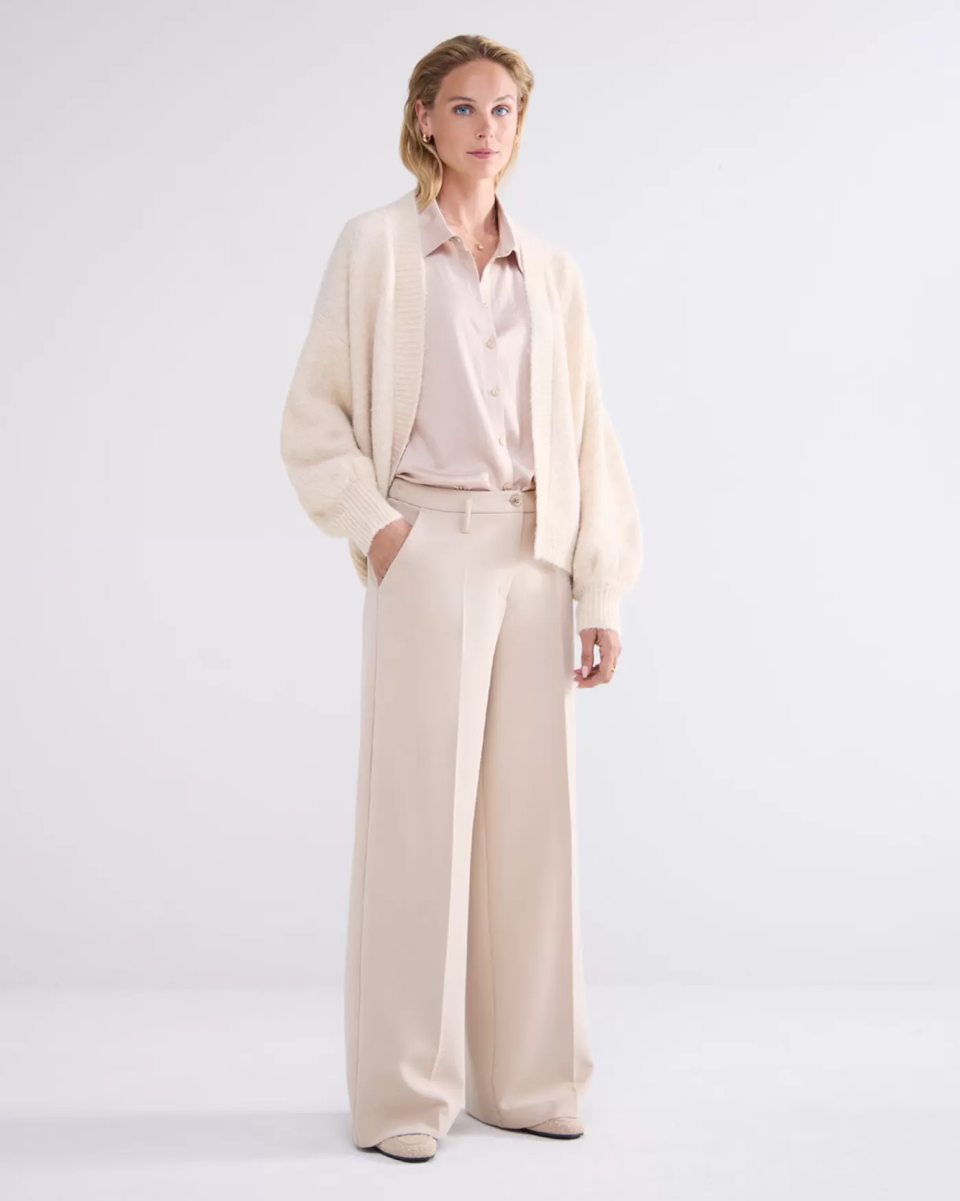 Summum Truien & Vesten<Zacht vest met pofmouwen